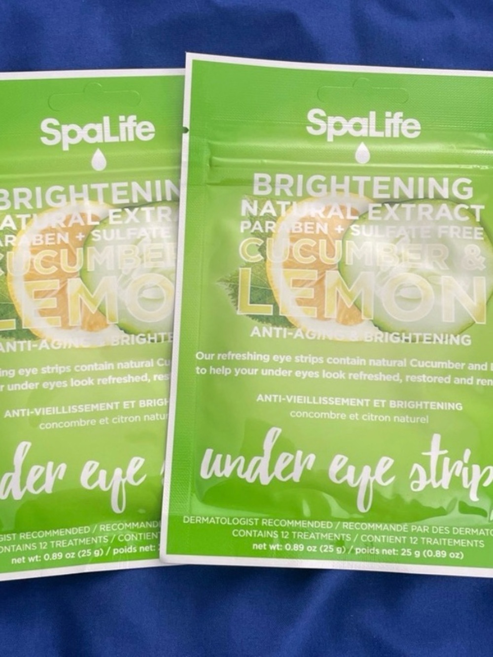 Alife Cucumber & Lemon Brightening Under Eye Strips - Green